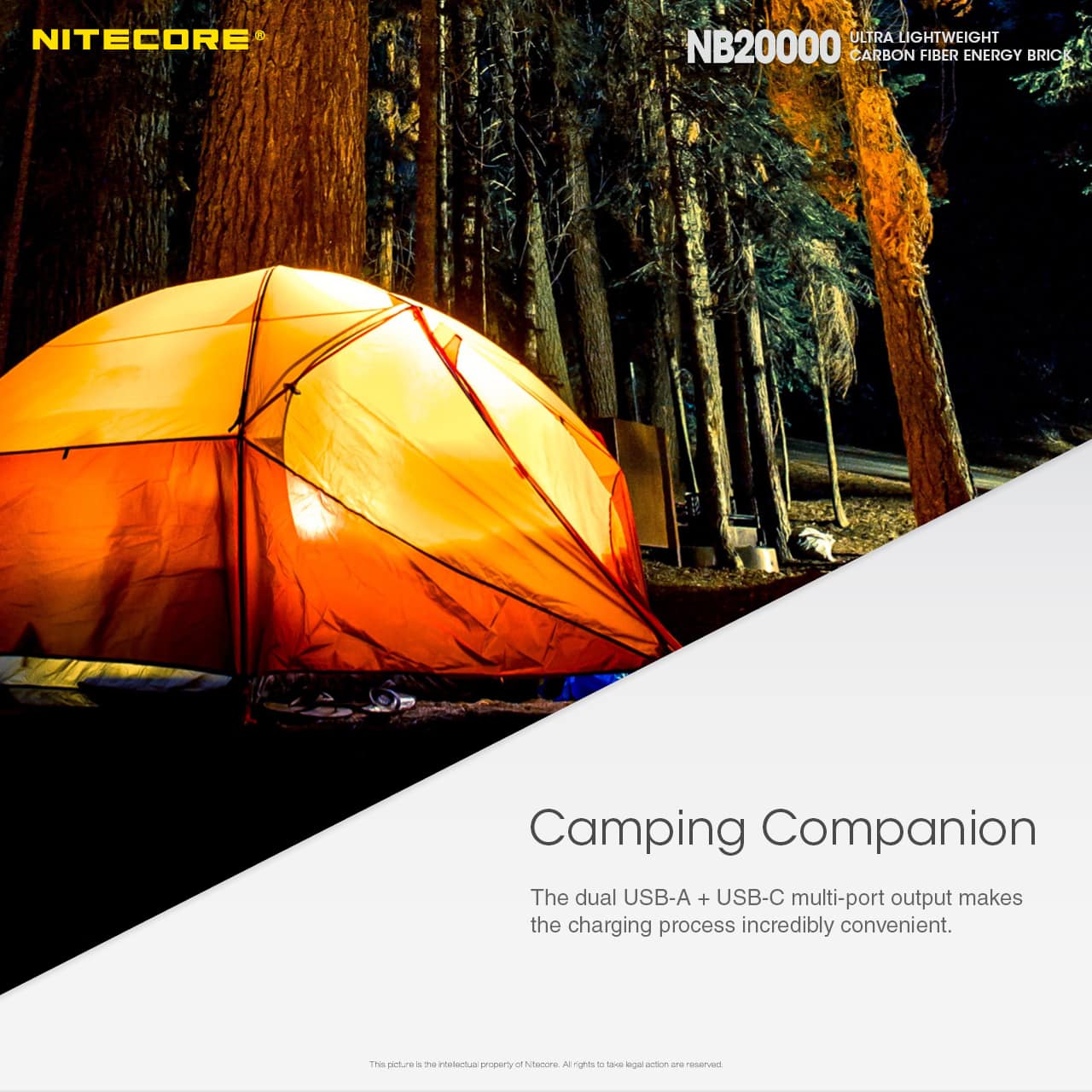 Nitecore NB20000 for Camping