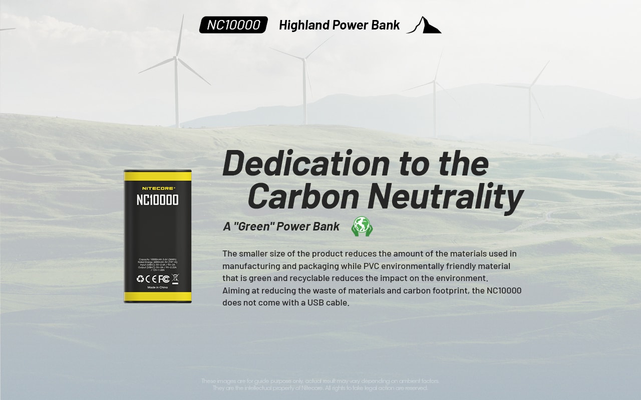 Nitecore NC10000 Carbon Neutrality