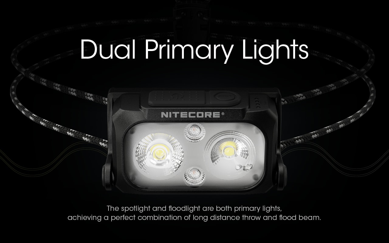 Nitecore NU25 UL Dual Primary Lights