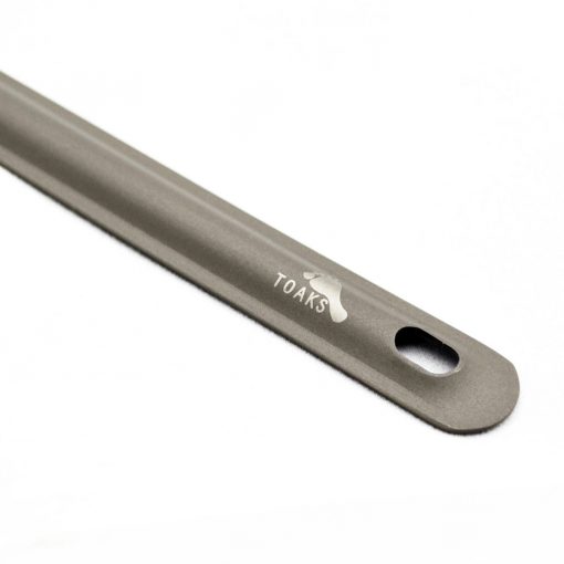 TOAKS Long Handle Titanium Spoon with Polished Bowl